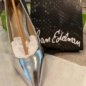 Sam Edelman Silver Dori Pumps